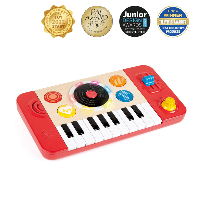 Hape Happy Grand Piano in Pink Toddler Wooden Musical Instrument, L: 1 –  StockCalifornia