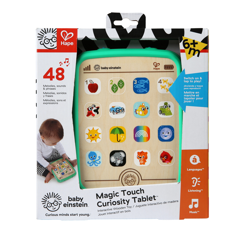 Baby Einstein Magic Touch Curiosity Tablet Wooden Musical Toy 6 to 36 Months for sale online