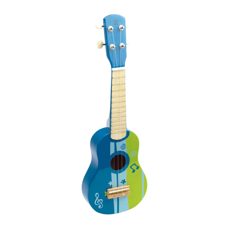 Hape Kid's Wooden Toy Ukulele in Blue E0317 for sale online 