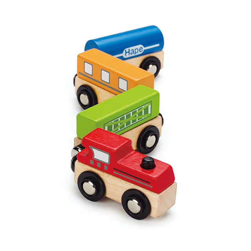 Hape Toys Awesome wooden and magnetic train set 