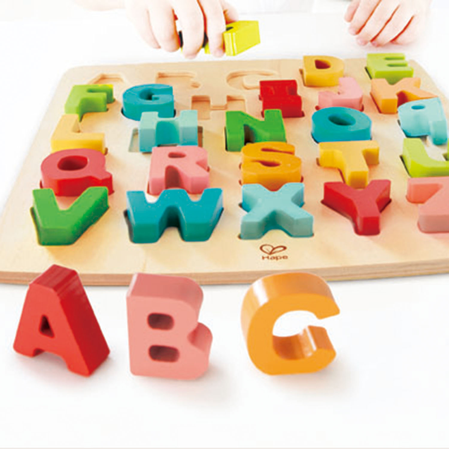 Hape E1452 Chunky Toy Jigsaw Puzzle Inc 3 Piece Baby Toddler Children 12 Months for sale online 
