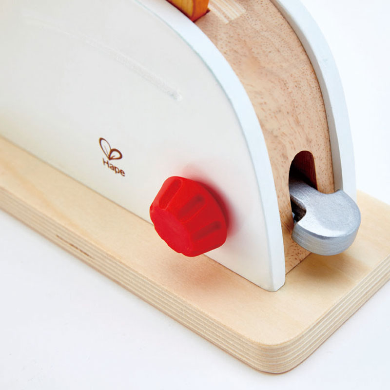 NEU Mixer Kaffeemaschine Set Holz Küche Kinderküche Spielküche Hape Toaster 