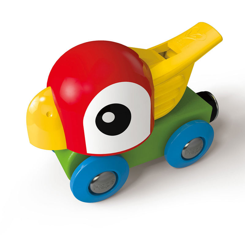 HAPE E3808 Whistling Parrot Engine Wooden Train Toddler Children Kids Age 18m+ 