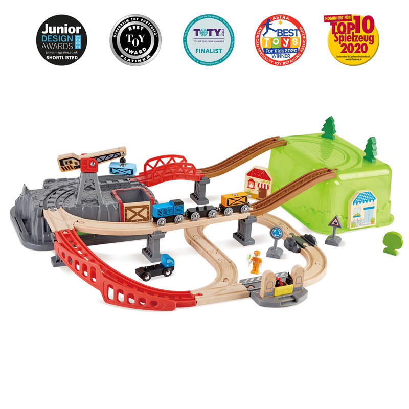 Hape Basic Builder Toddler Wooden Play Set for sale online 