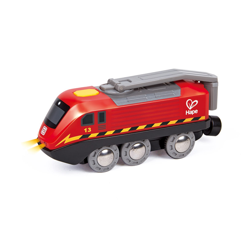 Hape Cogwheel Train E3751 for Wooden Railway Set – BRIO Compatible – Wooden  Toy Store .com